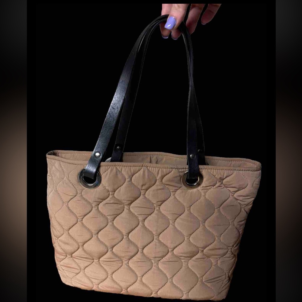 BANANA REPUBLIC Tan Quilted Tote